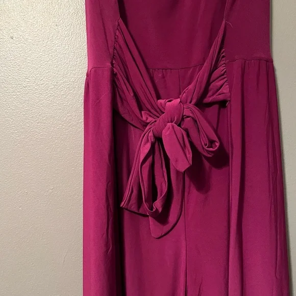 NWOT Love Squared Sz 2X Fuschia 3/4 Length Jumpsuit! - Picture 7 of 7